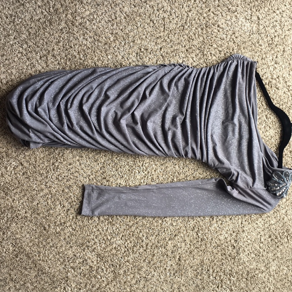 City Triangles, Small grey homecoming/prom dress